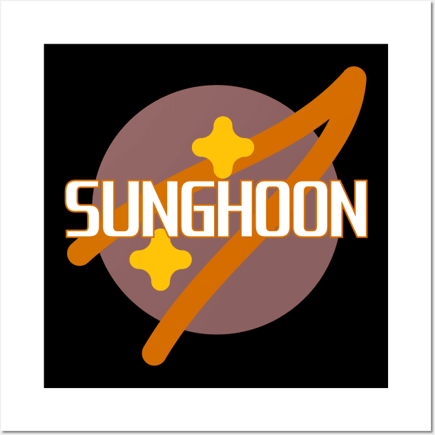 Sunghoon NASA ENHYPEN Wall Art by wennstore